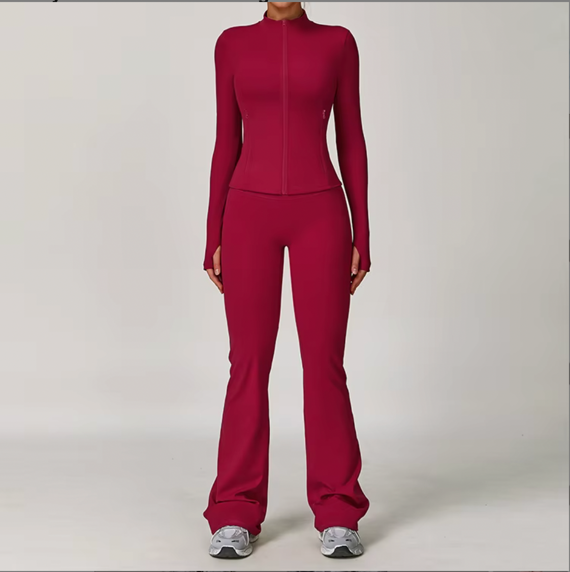 longswear flare leg & vest